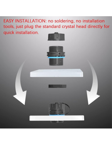 Conector RJ45 a Prueba de Agua ANMBEST 10 Unidades CAT6