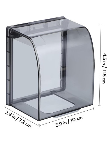 Cubierta de Enchufe Impermeable Veemoon 11.5x10cm para Baño