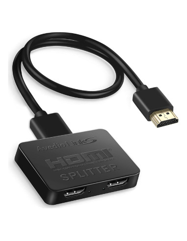 Splitter HDMI 1x2 Avedio Links 4K@30Hz con Cable 1.2m