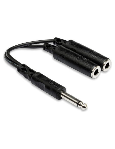 Cable Hosa YPP-111 1/4" TS a Doble 1/4" TS Mono 0.06 kg Cable Hosa YPP-111 1/4" TS a Doble 1/4" TS Mono 0.06 kg