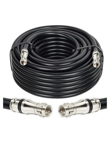 Cable Coaxial RG11 15.24m MOOKEERF 14AWG 75ohm Tipo F