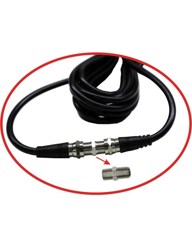 Cable Coaxial de Extensión 4.57m Chaowei con Conectores Tipo F