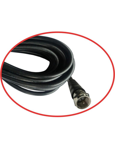 Cable Coaxial de Extensión 4.57m Chaowei con Conectores Tipo F