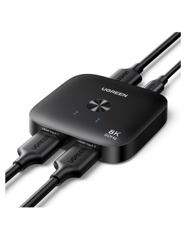 Interruptor HDMI 2.1 UGREEN 8K@60Hz 4K@240Hz 2 en 1