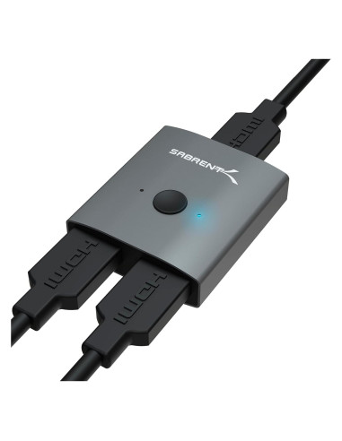 Interruptor HDMI Bidireccional 4K 60Hz SABRENT DA-HSW2