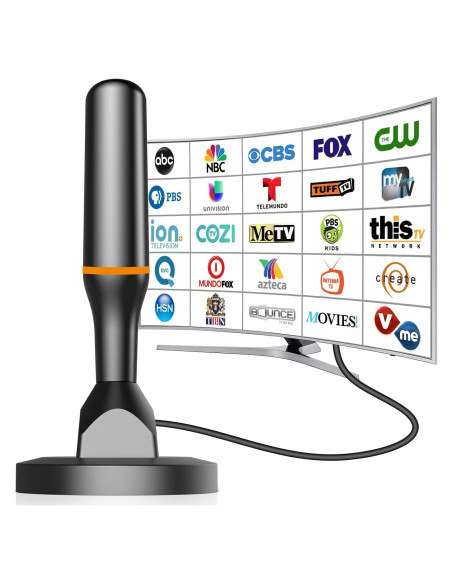 Antena Digital Interior DTB TECH 4K HDTV Recepción 360 Antena Digital Interior DTB TECH 4K HDTV Recepción 360