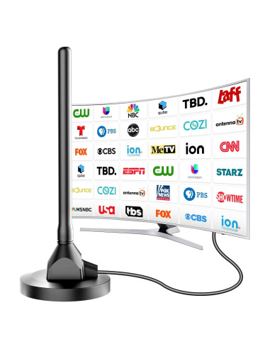 Antena de TV Digital Interior DTVSMARTSHOW 2025 4K 1080p