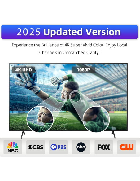 Antena de TV Digital Interior DTVSMARTSHOW 2025 4K 1080p Antena de TV Digital Interior DTVSMARTSHOW 2025 4K 1080p