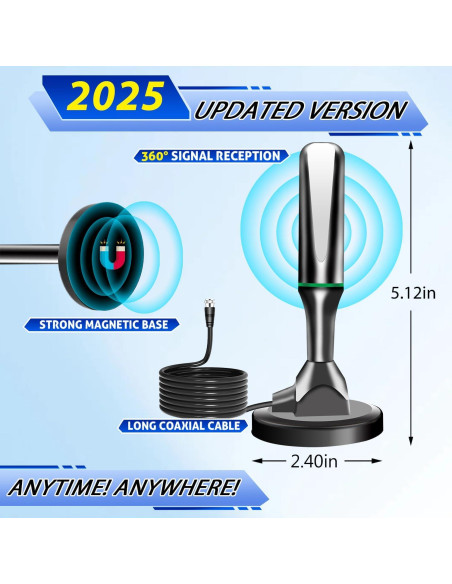 Antena Digital para Smart TV DTVSMARTSHOW V019 4K 1080p Antena Digital para Smart TV DTVSMARTSHOW V019 4K 1080p