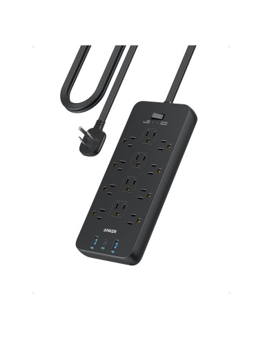 Regleta de Alimentación Anker 351 con 12 Salidas AC y USB