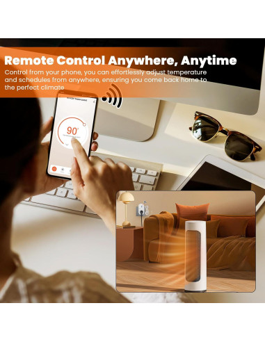 Termostato Inteligente WiFi Briidea BR-145 110V 16A Control App