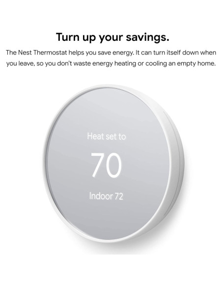 Kit de Recorte para Termostato Google Nest - Color Nieve Kit de Recorte para Termostato Google Nest - Color Nieve