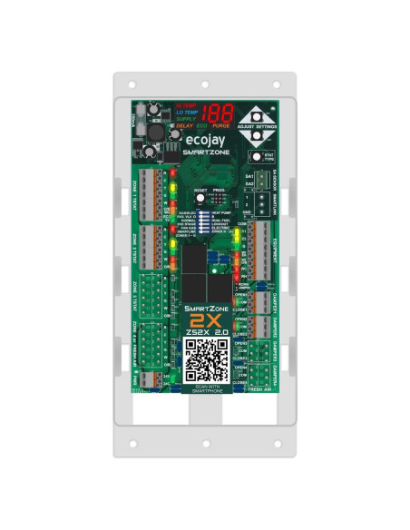 Controlador HVAC de 2 Zonas ECOJAY SmartZone con Sensor LED Controlador HVAC de 2 Zonas ECOJAY SmartZone con Sensor LED