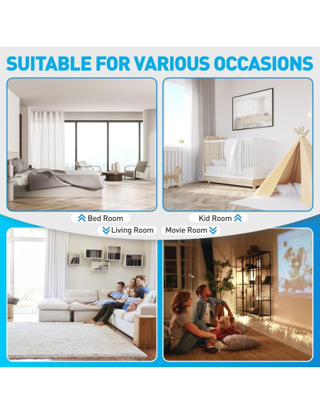 Cortinas Eléctricas Inteligentes AUGBLINDS 70-129" Ajustables Cortinas Eléctricas Inteligentes AUGBLINDS 70-129" Ajustables