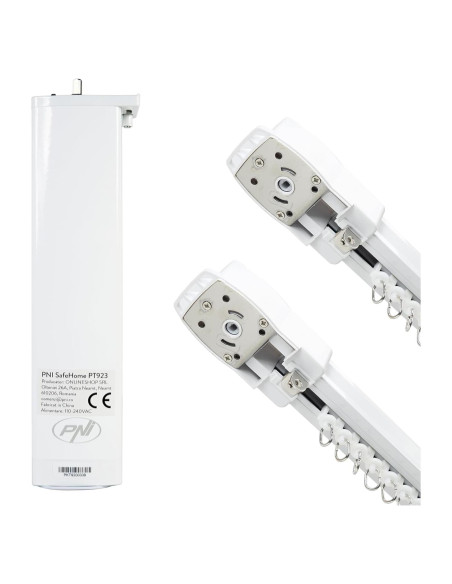 Motor de Cortina Inteligente PNI PT923 WiFi 48W Control Remoto Motor de Cortina Inteligente PNI PT923 WiFi 48W Control Remoto