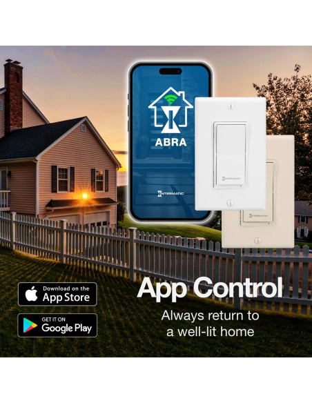 Interruptor Inteligente Wi-Fi Intermatic SH-ABIWS1 - Compatible con Alexa y Google Home Interruptor Inteligente Wi-Fi Intermatic SH-ABIWS1 - Compatible con Alexa y Google Home