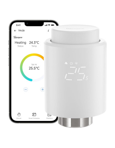 Válvula Termostática Inteligente SONOFF Zigbee TRVZB Control Remoto
