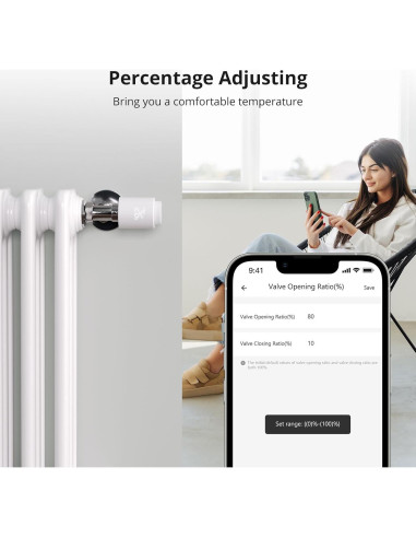 Válvula Termostática Inteligente SONOFF Zigbee TRVZB Control Remoto