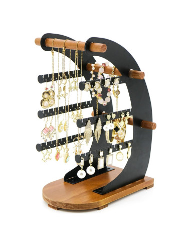 Organizador de Joyería KOOAAICCHI - Soporte para Pendientes y Collares