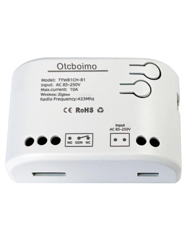 Interruptor Inteligente Zigbee 3.0 Otcboimo para Control Remoto