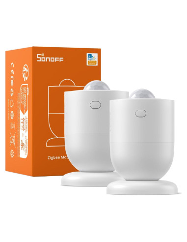 Sensor de Movimiento Zigbee SONOFF SNZB-03P 2 Piezas Batería 3 Años