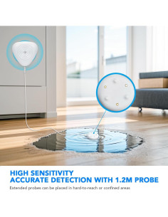 Sensor de Fugas de Agua NEO Zigbee con Sonda de 1.2m 2
