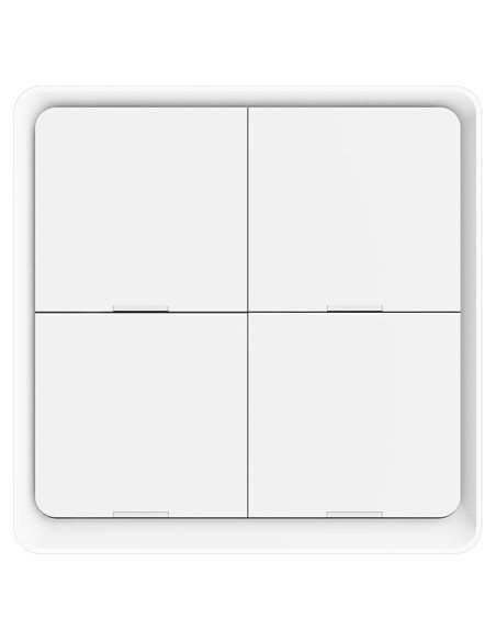 Interruptor Inteligente Inalámbrico ZigBee MoesGo 4 Gang Blanco Interruptor Inteligente Inalámbrico ZigBee MoesGo 4 Gang Blanco