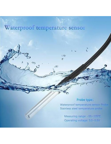 Sensor de Temperatura Inteligente Huacaoe 1CH WiFi 10A