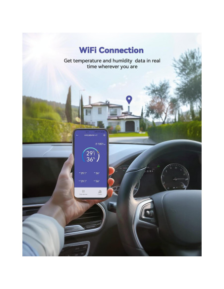 Estación Meteorológica WiFi BALDR con 3 Sensores y Pantalla 7.5" Estación Meteorológica WiFi BALDR con 3 Sensores y Pantalla 7.5"