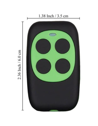 Control Remoto Universal XIHADA para Puertas de Garaje 4 Botones