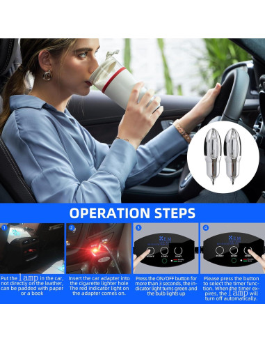 Desodorante UV para Zapatos y Coche LNBEI 10W Compacto