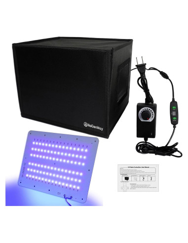Caja de Curado de Resina UV HOCENWAY 48W 395nm con Control de Brillo
