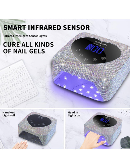 Lámpara de Uñas UV LED Inalámbrica 72W Recargable Justin Club Lámpara de Uñas UV LED Inalámbrica 72W Recargable Justin Club