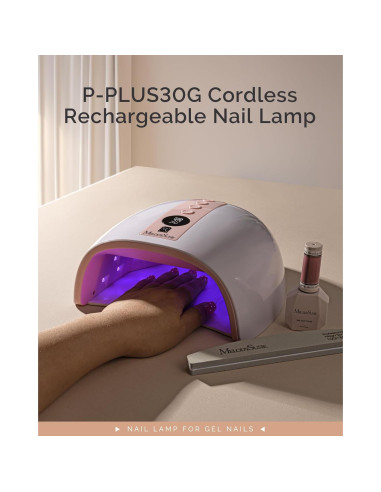 Lámpara UV de Uñas Inalámbrica MelodySusie P-Plus30G 48W Rosa