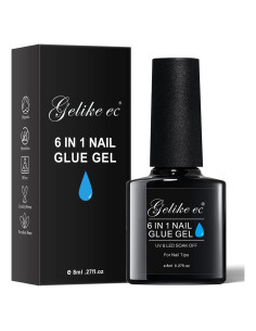 Gelike EC 6 en 1 Adhesivo Gel para Uñas Postizas 49.6g