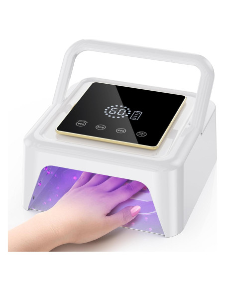 Lámpara de Uñas UV Inalámbrica Meremit 108W con Pantalla Táctil Lámpara de Uñas UV Inalámbrica Meremit 108W con Pantalla Táctil