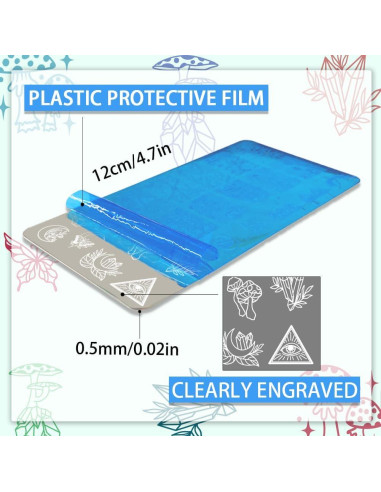 Placas de Estampado de Uñas PH PandaHall 3pcs 78 Patrones
