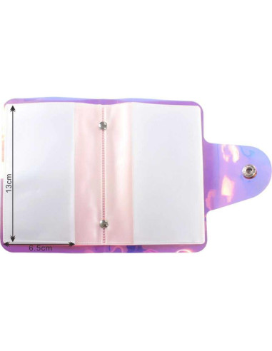 Organizador de Placas de Estampado VNC Rosa 20 Ranuras 6x12cm
