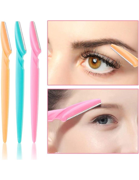 Navaja de Cejas Dorco Tinkle - 3 Unidades, Seguridad Acero Navaja de Cejas Dorco Tinkle - 3 Unidades, Seguridad Acero