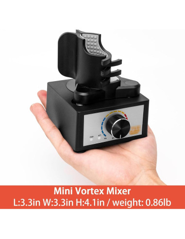 Mini Mezclador Vortex YZCHAIN 10-100ml 3 Velocidades Portátil