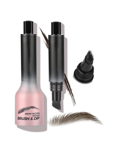 Set de Brocha Angulada Peehss y Gel para Cejas 05 Espresso