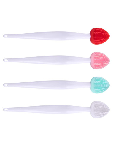 4 Cepillos Exfoliantes de Labios Pndeyo de Silicona Suave