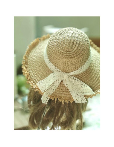 Mini Sombreros de Paja para Muñecas Zurci - Color1