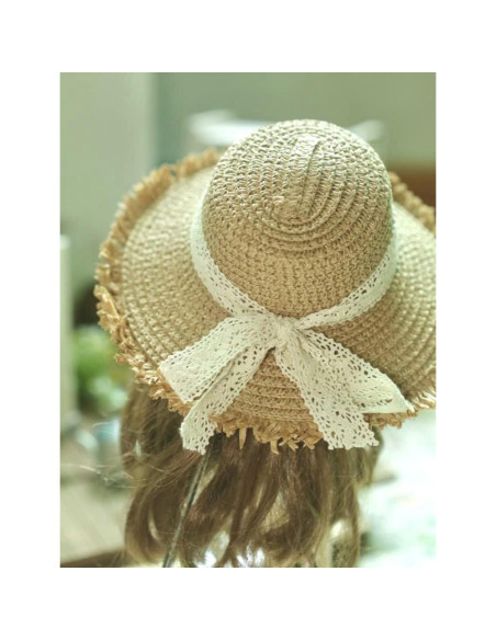 Mini Sombreros de Paja para Muñecas Zurci - Color1 Mini Sombreros de Paja para Muñecas Zurci - Color1