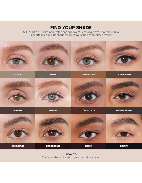 Definidor de Cejas Anastasia Beverly Hills Marrón Suave 14.2cm Definidor de Cejas Anastasia Beverly Hills Marrón Suave 14.2cm