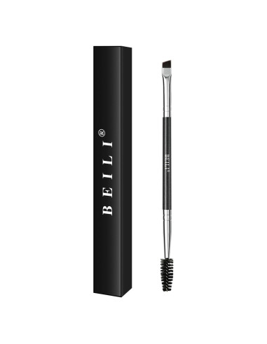 Cepillo de Cejas Angulado BEILI con Spoolie Profesional