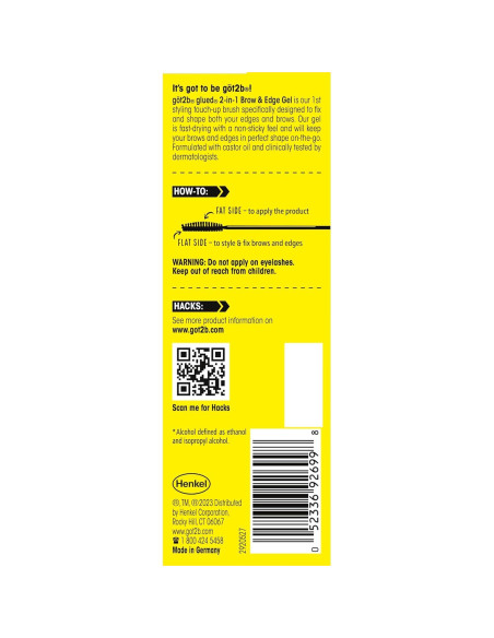 Gel para Cejas y Bordes Got2b Glued 39.87g Gel para Cejas y Bordes Got2b Glued 39.87g