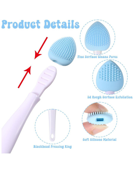 Cepillo Exfoliante de Labios Bruislard - 4 Piezas Silicona Cepillo Exfoliante de Labios Bruislard - 4 Piezas Silicona