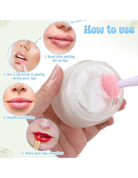 Cepillo Exfoliante de Labios Bruislard - 4 Piezas Silicona Cepillo Exfoliante de Labios Bruislard - 4 Piezas Silicona