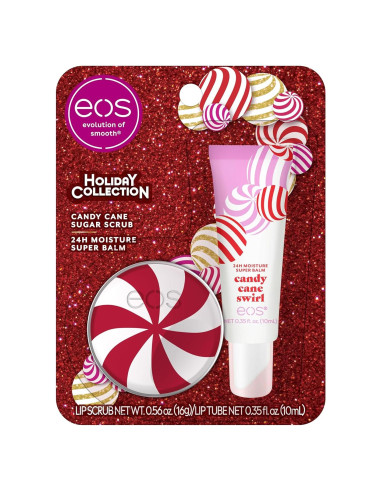 Set de Regalo Labial eos 2 Piezas - Exfoliante y Balsamo Caramelo